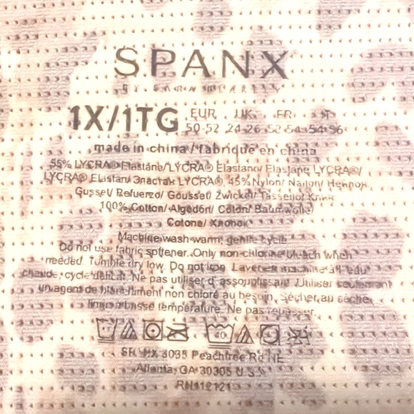 Spanks Understatements Cheetah Print "Naked Animal" Thong Size 1X - Picture 4 of 4